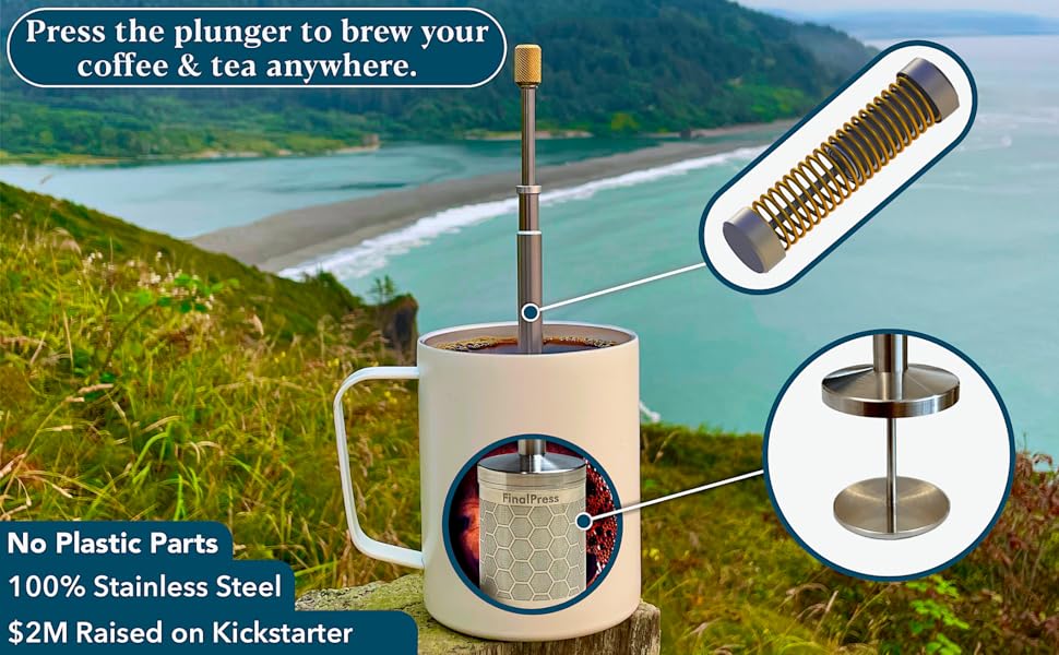 french press gifts grinder makers scale pitcher compact filters drip bodum stainless steel manual