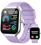 Smart Watch(Answer/Make Call), 1.96" HD Smartwatch for Men Women, 2026 Fitness Watch with 7/24 He...