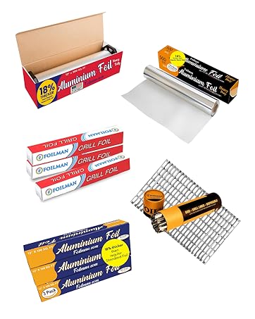 Multipurpose Aluminum Foil Rolls for coooking, baking and grilling