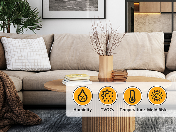 Kidde Smart Smoke Detector &amp; Indoor Air Quality Monitor