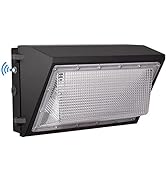 80W LED Wall Pack Light with Dusk to Dawn Photocell,10500LM 5000K Daylight ,AC100-277V Input,500W...