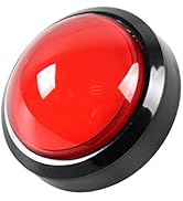 Arcade Buttons EG STARTS 100mm Big Dome Convex Type LED Lit Illuminated Push Button for Arcade Ma...