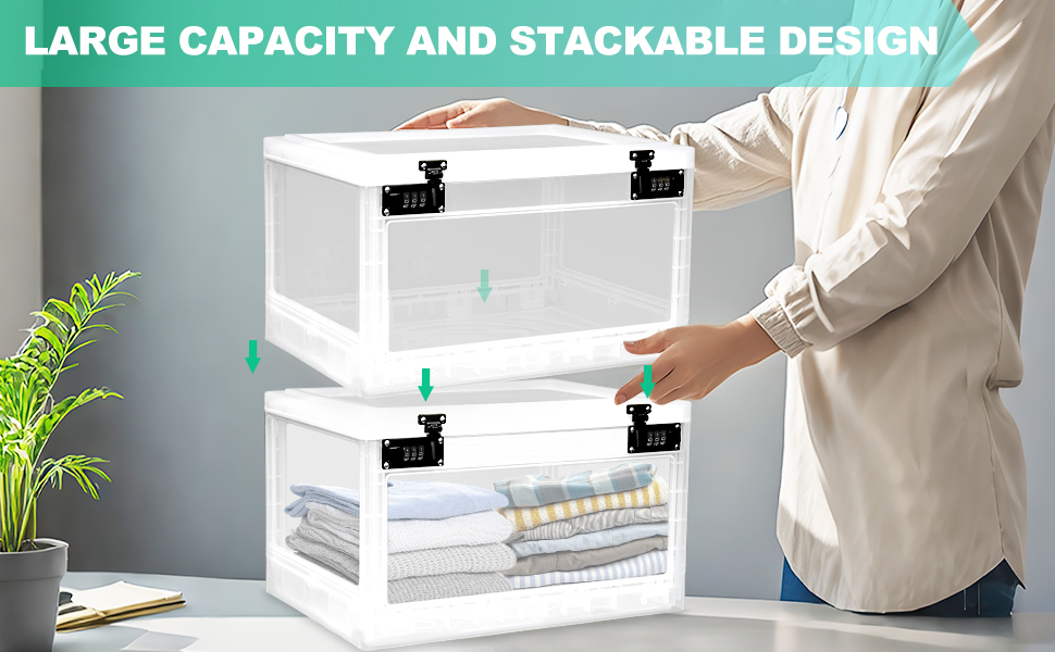 large lockable storage box