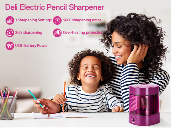 Deli Electric Pencil Sharpener