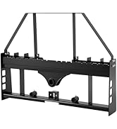 VEVOR Skid Steer Pallet Fork Frame, 4000 lbs Rated Capacity, 45-inch Pallet Fork Frame Attachment...