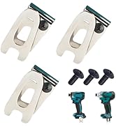 KIAPIEBIO (3+3 PCS) 346449-3 Replaces Makita Cordless Tools Belt Clip and 251314-2 Screw Kit for ...