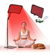 Renergy Red Light Therapy Lamp with Stand, 660nm 850nm Near Infrared Red Light Therapy Panel for ...