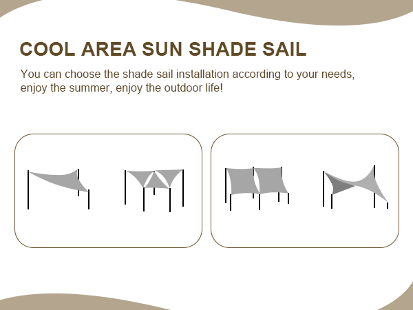 cutom size shade sail