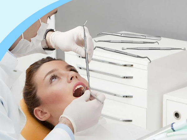6 Pcs Dental Tools Set