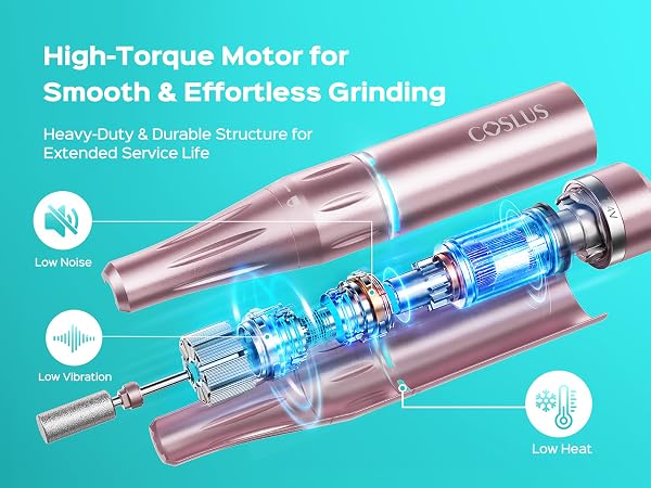 High-Torque Motor Delivers Up to 3X Faster, Smoother Grinding