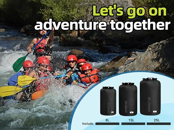 ILZAR 3 PCS Dry Bags Waterproof