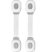 Fursafe&amp;Q Baby Cabinet Locks, Child Safety Cabinet Proofing -Child Safety Strap Locks Adhesive Dr...