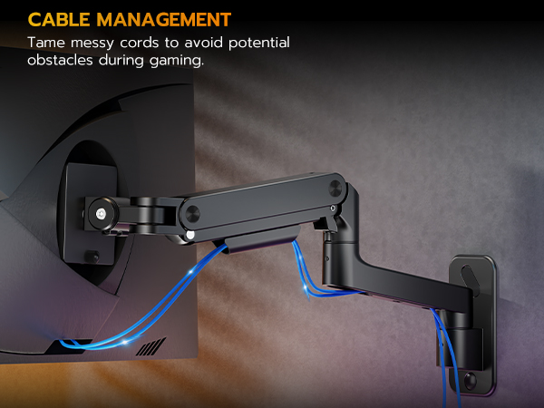 monitor wall mount arm