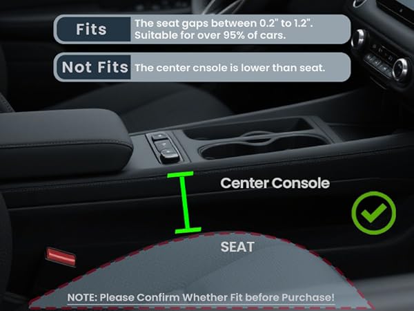 95% Cars Fit Car Organizer?Center Console Car Storage