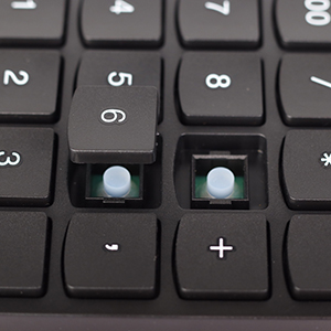 Crater type membrane switch keypad