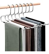 DOIOWN Pants Trousers Jeans Hangers - 30 Pack Open Ended Pants Jean Hangers Space Saving Clothes ...