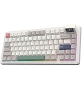 EPOMAKER RT82 Wireless Mechanical Keyboard with Screen, VIA Custom, 2.4GHz/USB-C/BT5.0, RGB Backl...