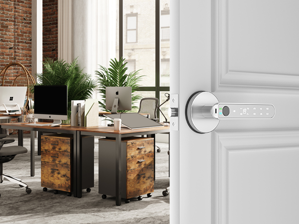 Office Door Lock Silver