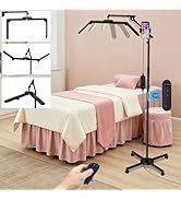 Woputne 40W Foldable Square Lash Light for Beauty Eyelash Tech Tattoo, 3 Color Modes &amp; 10 Dimming...