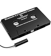 Mersoco Car Audio Bluetooth Wireless Cassette Receiver, Tape Player MP3 Bluetooth 5.0 Cassette Au...