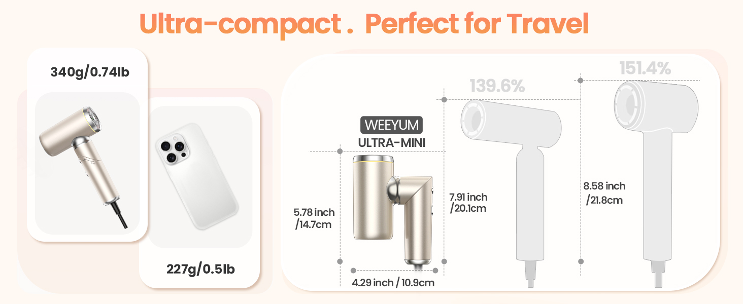 travel hair dryer