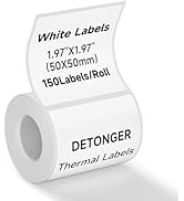 DETONGER Thermal Labels Self-Adhesive Label Sticker Paper for 2 Inch Thermal Label Printers, Idea...