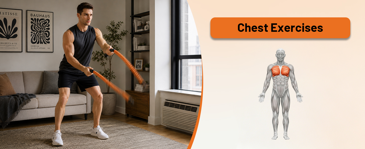 ATIVAFIT Battle Ropes for Home Gym