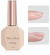 MelodySusie Builder Nail Clear Base Gel Builder Gel for Nails Thickening, Soak Off UV Gel,Extensi...