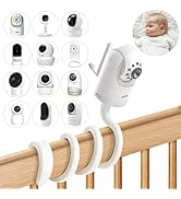Flexible Baby Monitor Mount Compatible with Infant Optics DXR-8, Nanit Pro, Owlet Cam 1/2, HelloB...
