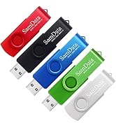 SamData 8GB USB Flash Drives 5 Pack 8GB Thumb Drives Memory Stick Jump Drive with LED Light for S...