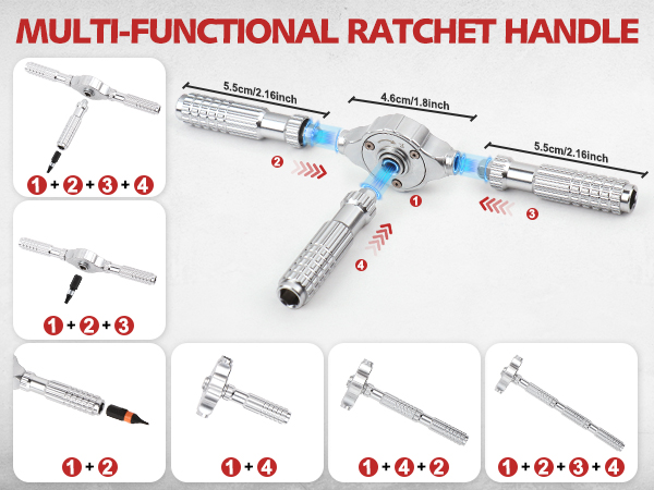 40 in 1 Magnetic Ratchet Screwdriver Set