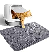 Yimobra Cat Litter Mat, 24"x20" Litter Mat with Litter Lock Mesh, Soft Cat Litter Mat Litter Trap...