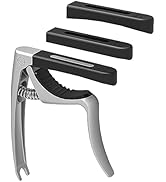 Linrax C3 Guitar Capo, 4 in 1 Capo with Bridge Pin Puller, Capos for Acoustic Guitar Electric Gui...
