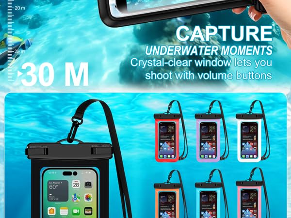 Multicolor Universal Waterproof Phone Pouch