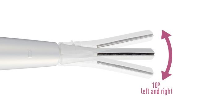 Panasonic Compact Cordless Full Body Portable Pen Trimmer ES-WR50-P pivoting head 10 degrees