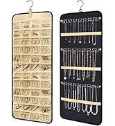 Bloss Hanging Jewelry Organizer with 48 Pockets,Dorm Room Essentials for Girls,Doubled-Sided Hang...