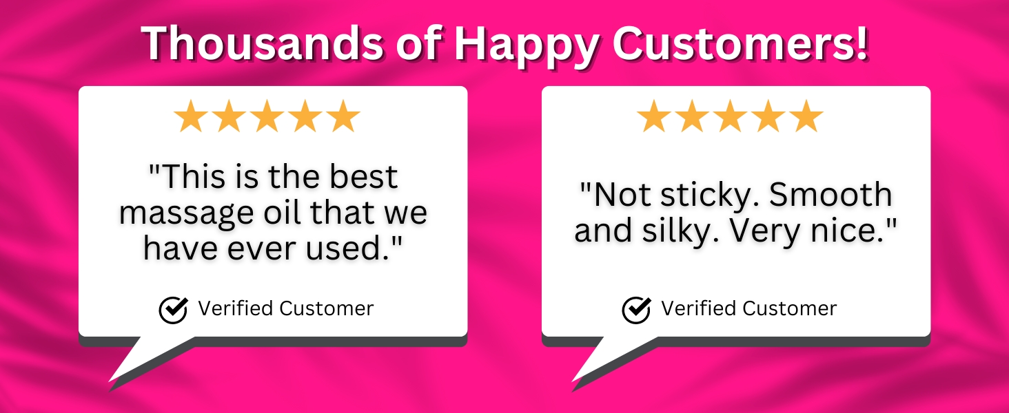 Thousands of happy customers.