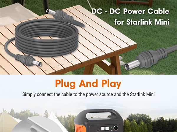 DC - DC Power Cable for Starlink Mini