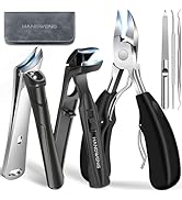2026 Toenail Clippers for Seniors Thick Toenails, Angled Head Large Toe Nail Clippers for Thick N...