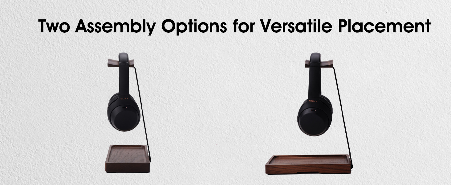 Universal Headphone Holder with Storage Base for Gaming, Airpod max, Bose,Razer