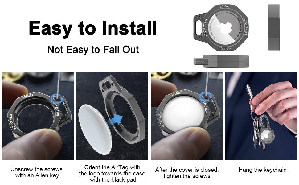 AirTag keychain