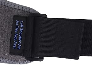 heated shoulder wrap with massager