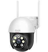 2K Security Cameras Outdoor, DEKCO WiFi Surveillance &amp; Security Camera Pan &amp; Tilt 360° View, 3MP ...