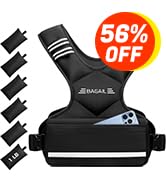 BAGAIL Adjustable Weighted Vest for Women &amp; Men, 4-10lb/12-18lb/20-32lb Weight Vest for Home Work...