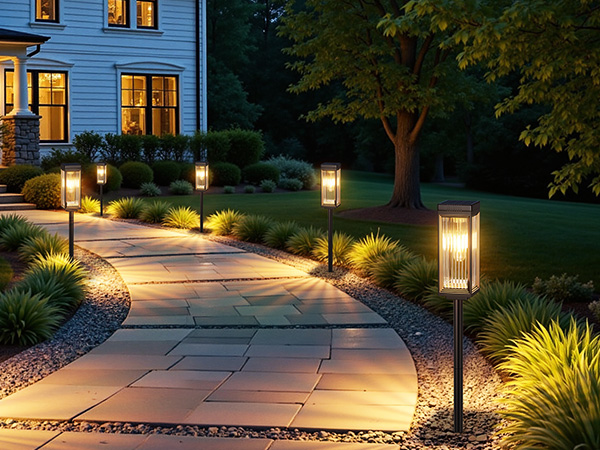 solar walkway lights