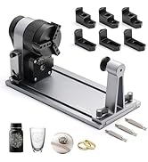 Genmitsu MD18 Rotary Roller, 3-in-1 Accessories Kit for Genmitsu L8, Z6, Kiosk, Multi Jaw Chucks ...