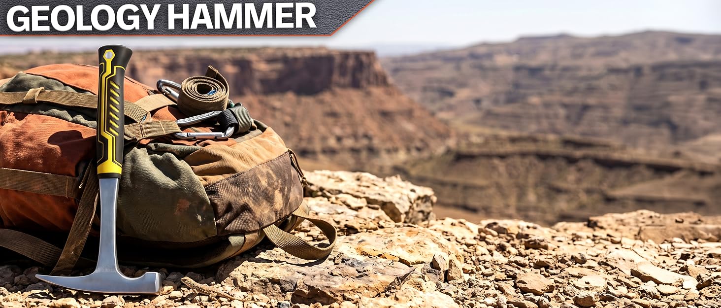 geology hammer gunsmith rock pick field outdoor desert fossil hunting rockhounding alloy steel tool