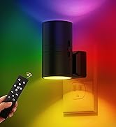L LOHAS LED Night Light with Remote,[2Pack] Night Lights Plug into Wall, RGB Color Changing Night...