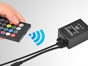 4PCS 48 LED Interior Lights DC 12V Multicolor Music Car Strip Light Under Dash Lighting Kit