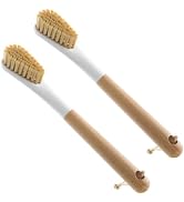 Wood Laundry Brush, OSCIOSS Laundry Stain Brush wth Long Handle and Soft Bristle for Cleaning Clo...